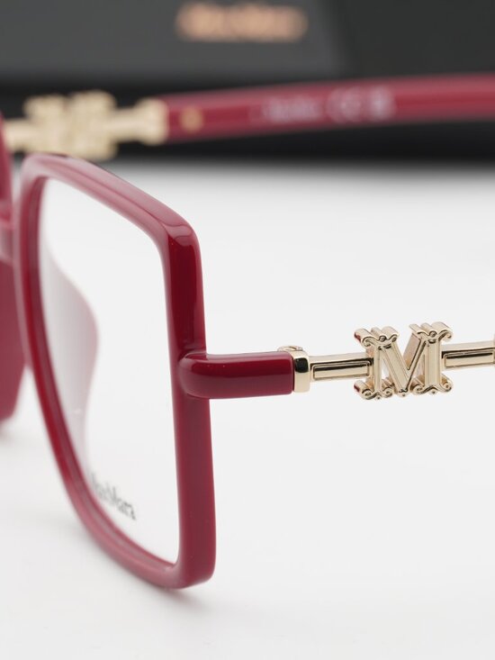 Max Mara MM5108-H 075 Square Eyeglasses - Fuchsia / Gold 55mm main image 6
